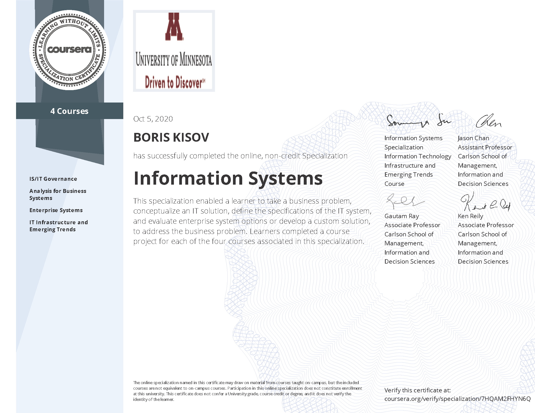 Information​ ​Systems