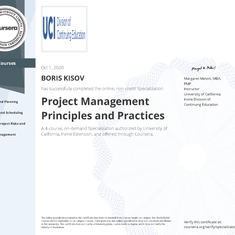 Project Management Principles