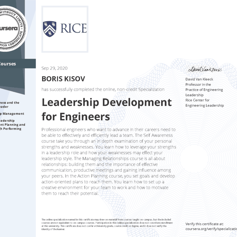 Leadership Development for Engineers