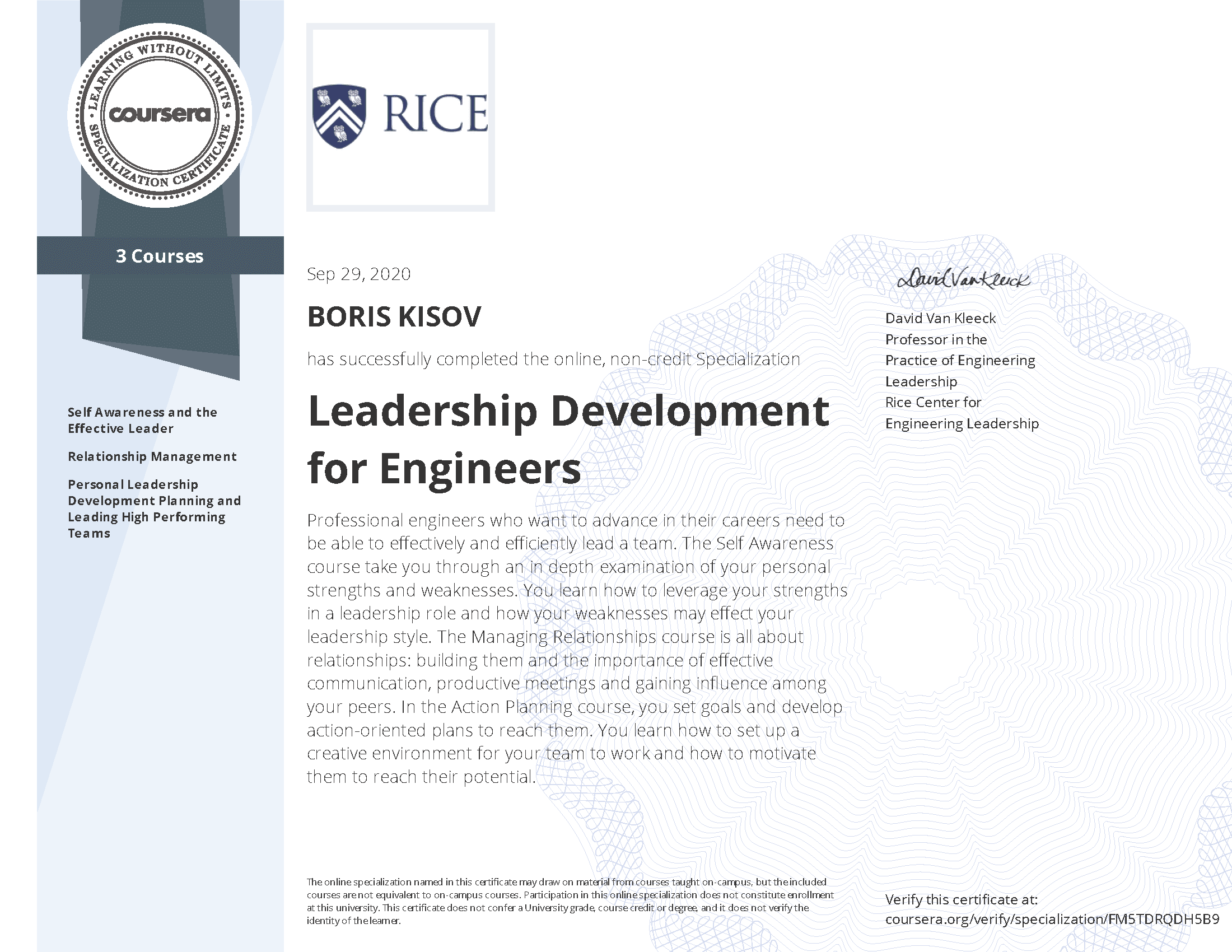 Leadership Development for Engineers