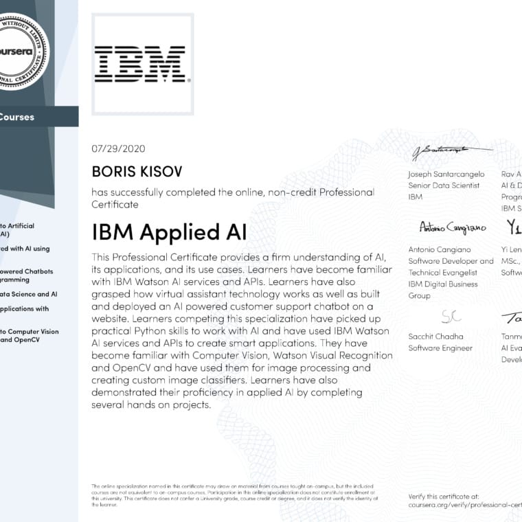 IBM Applied AI